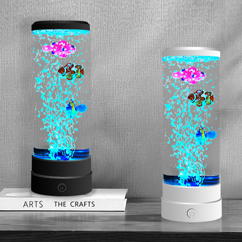 Diy Halloween Electronics - Simulierter LED-Mehrfarben-Blasenfisch als Atmosphäre-Dekoartikel für Zuhause
