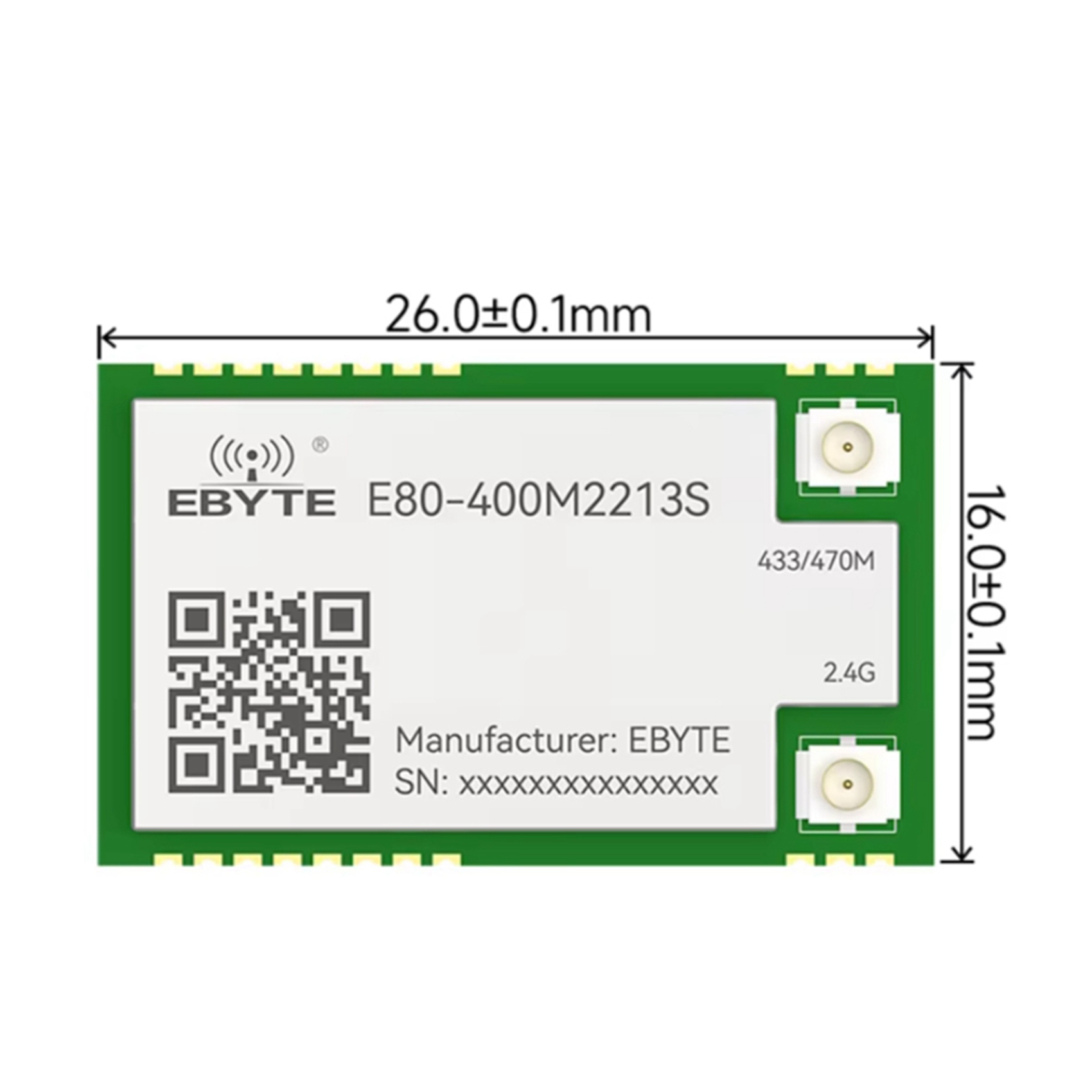 Rf 433Mhz Module - 2X EBYTE LR1121 Lora Spread Spectrum