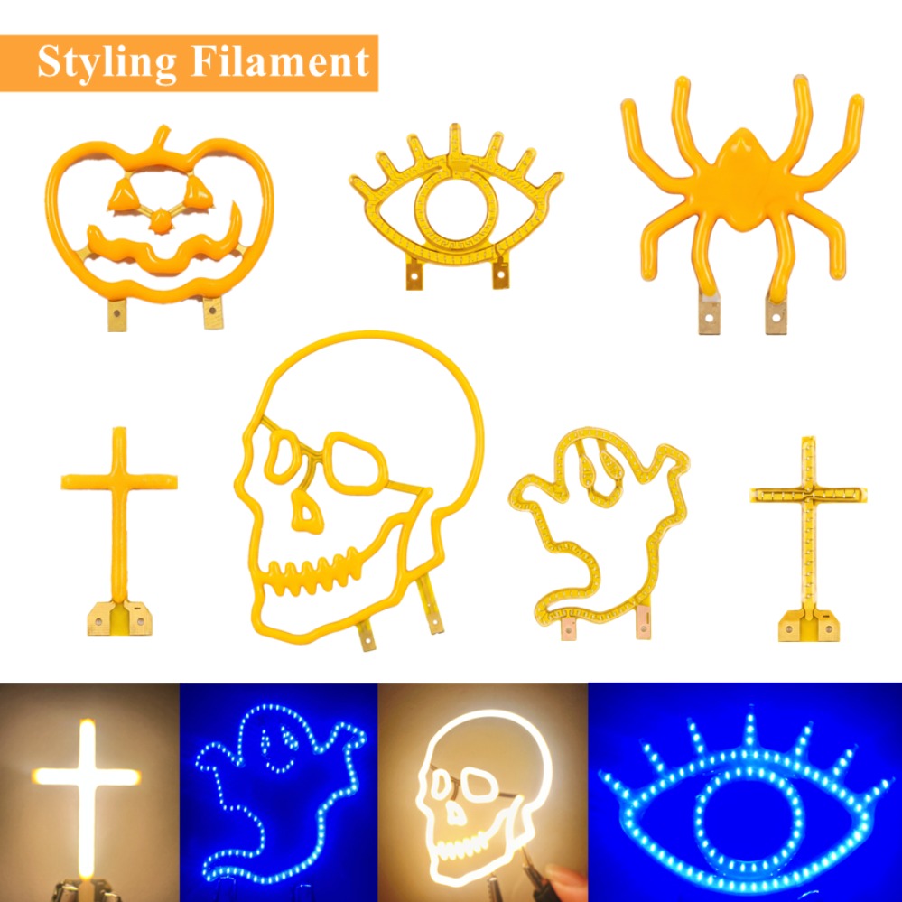Diy Halloween Electronics - 1/2 Stück 3V LED-Filament-Leuchtdioden für DIY-Projekte,