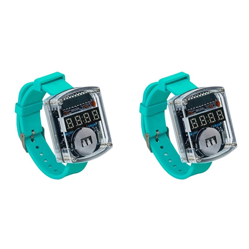 Diy Electronics Youtube - 2X DIY-Uhr LED-Uhr Elektronik-Bausatz 0,28 Zoll