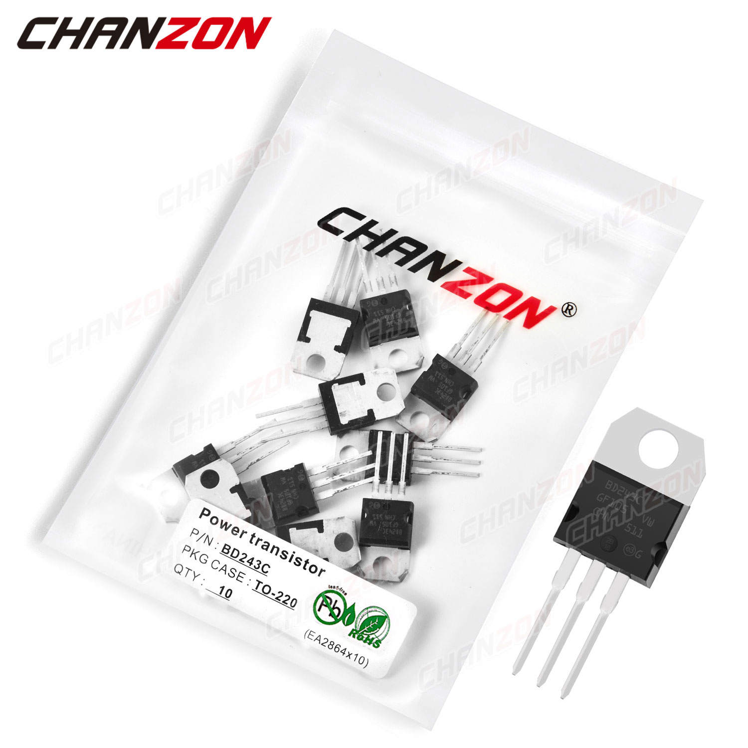 Diy Electronics Youtube - 10Pcs BD243C ZU-220 BD243 Power Transistor
