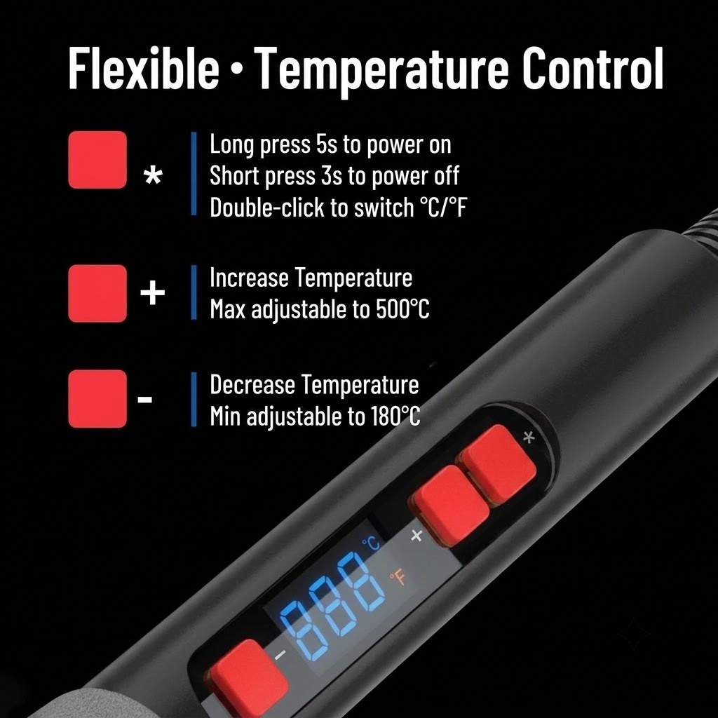 Einstellbares Temperatur-Lötko – Diy Electronics Uk Bewertung und Preis