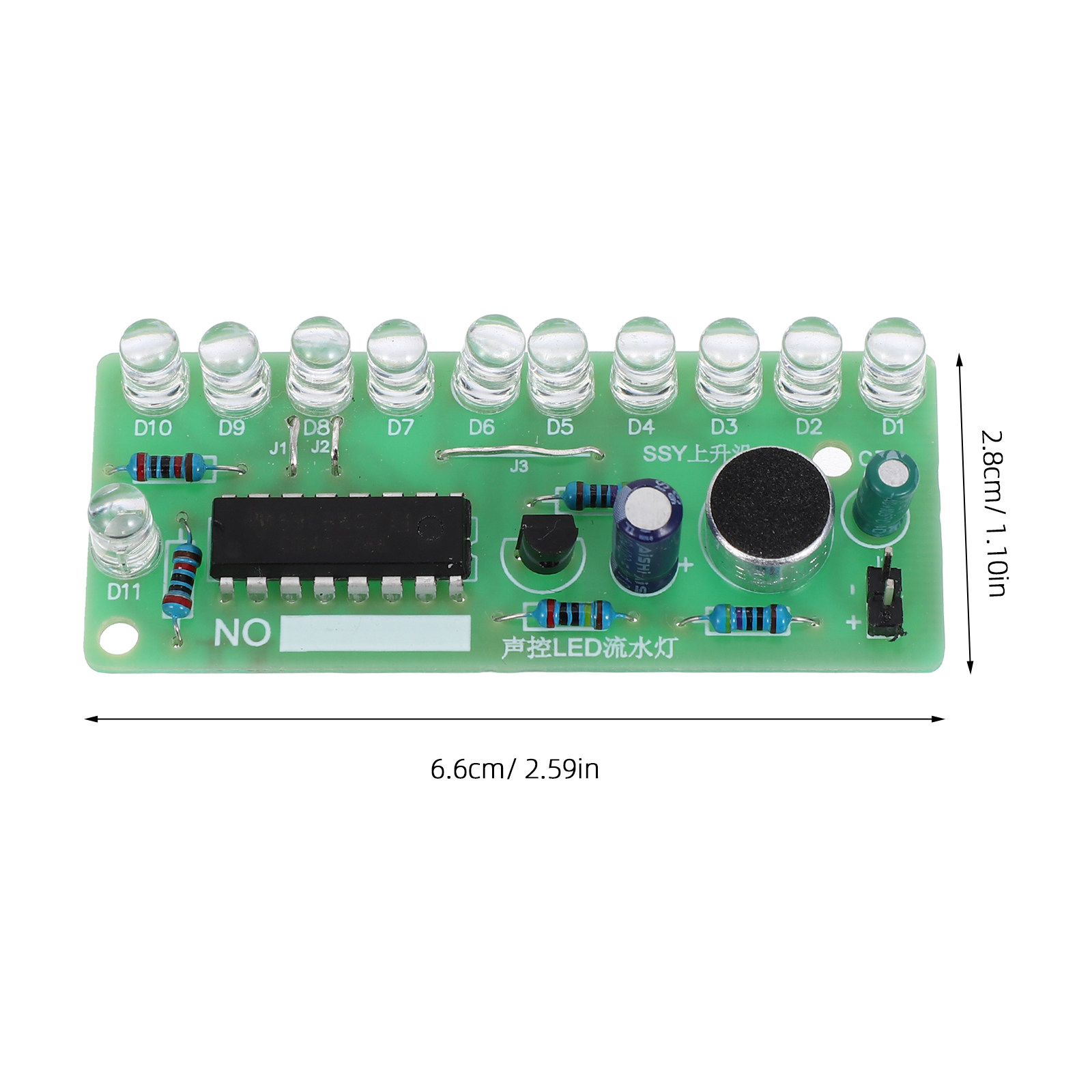 2-teiliges LED-Fließlicht-Löts – Diy Electronics Soldering Kit Bewertung und Preis