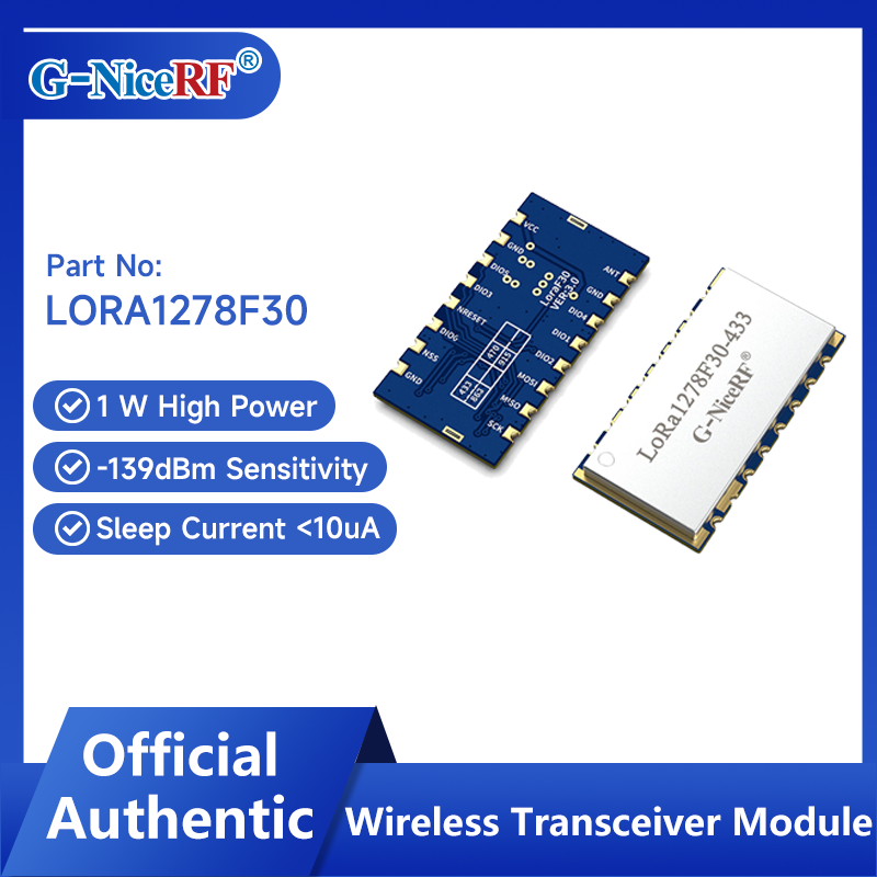 G-NiceRF |   2PCS LoRa1278F30  – Rf 433Mhz Module Bewertung und Preis