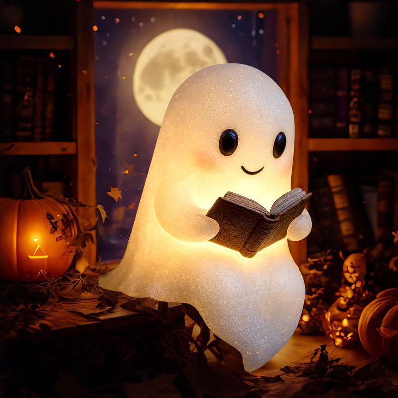 Neue süße Geister-Lesebuchlamp – Diy Halloween Electronics Bewertung und Preis