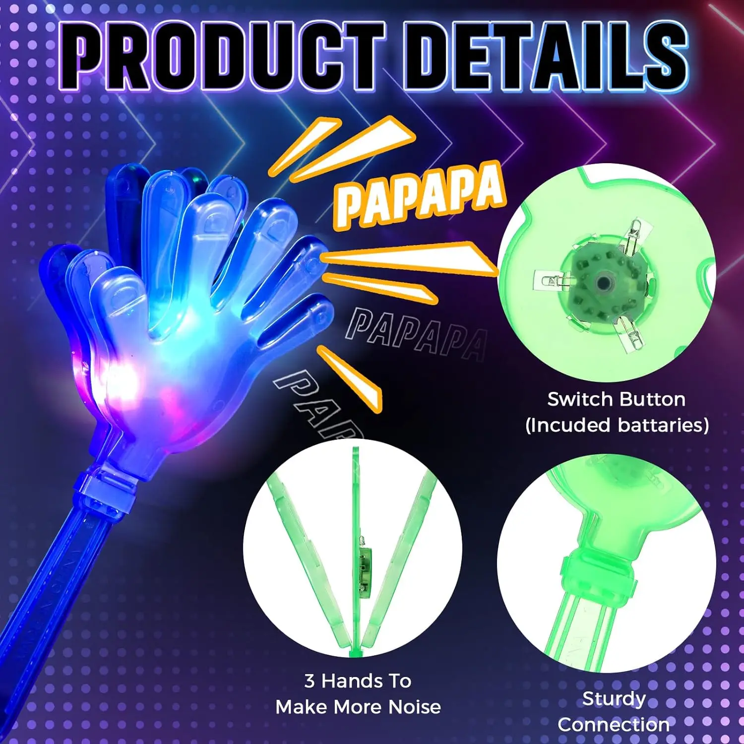 12 Stück Handklöppel, leuchten – Diy Halloween Electronics Bewertung und Preis