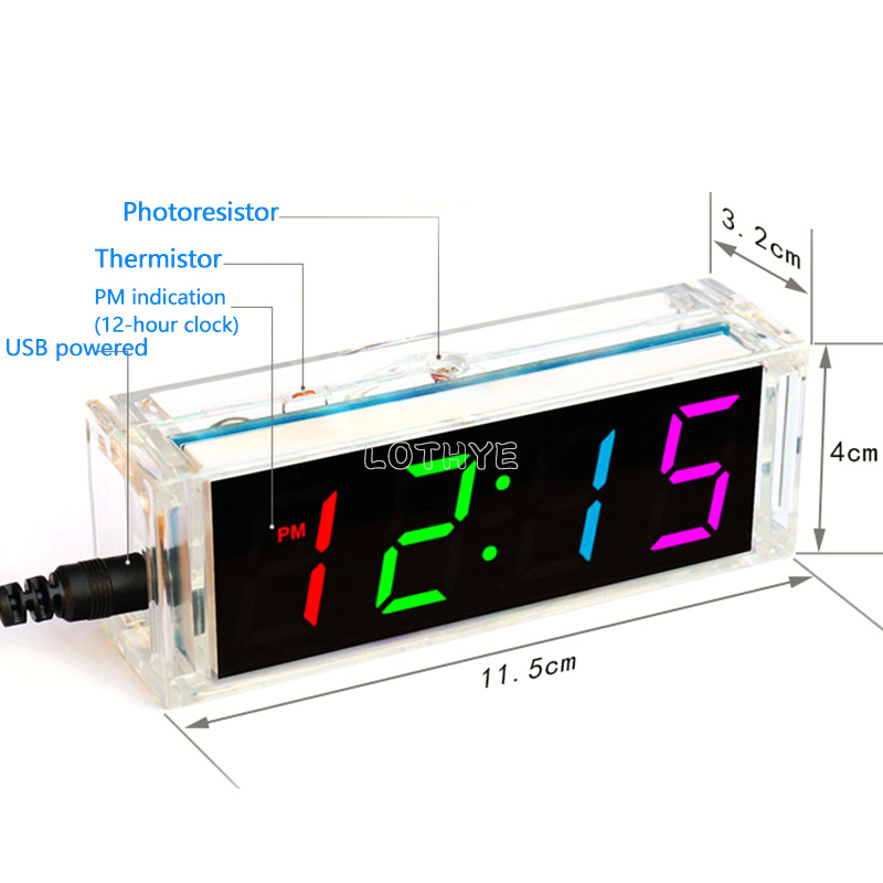 Digitale Röhre DIY Uhr Kit Tem – Diy Electronics Youtube Bewertung und Preis