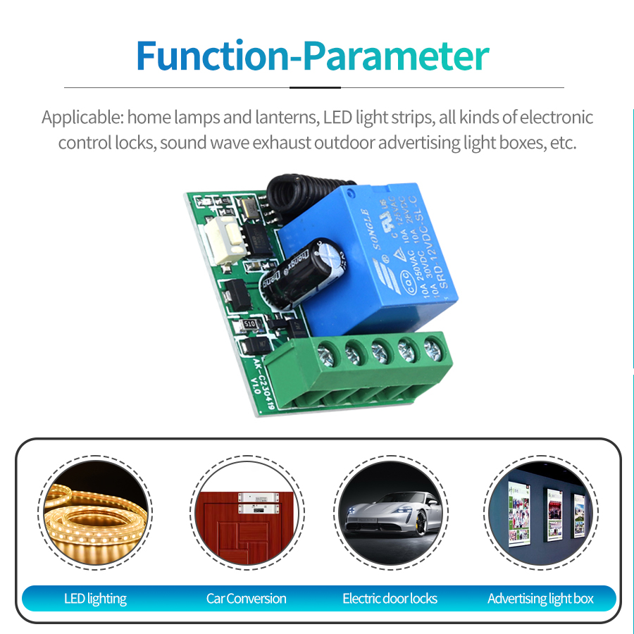 433 MHz DIY Wireless Switch DC – Rf 433Mhz Module Bewertung und Preis