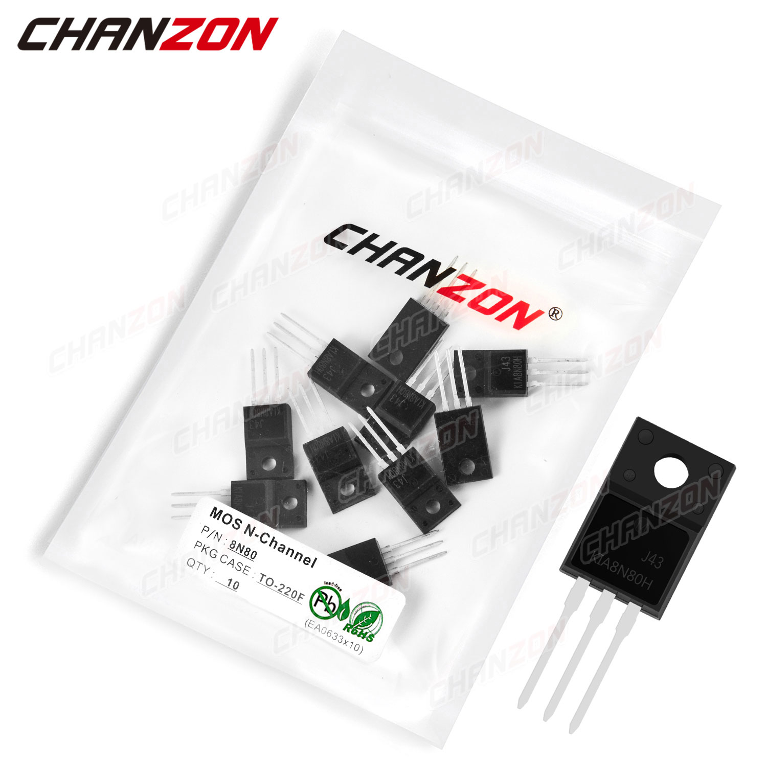 10pcs 8N80 TO-220F N-Kanal Mos – Diy Electronics Youtube Bewertung und Preis
