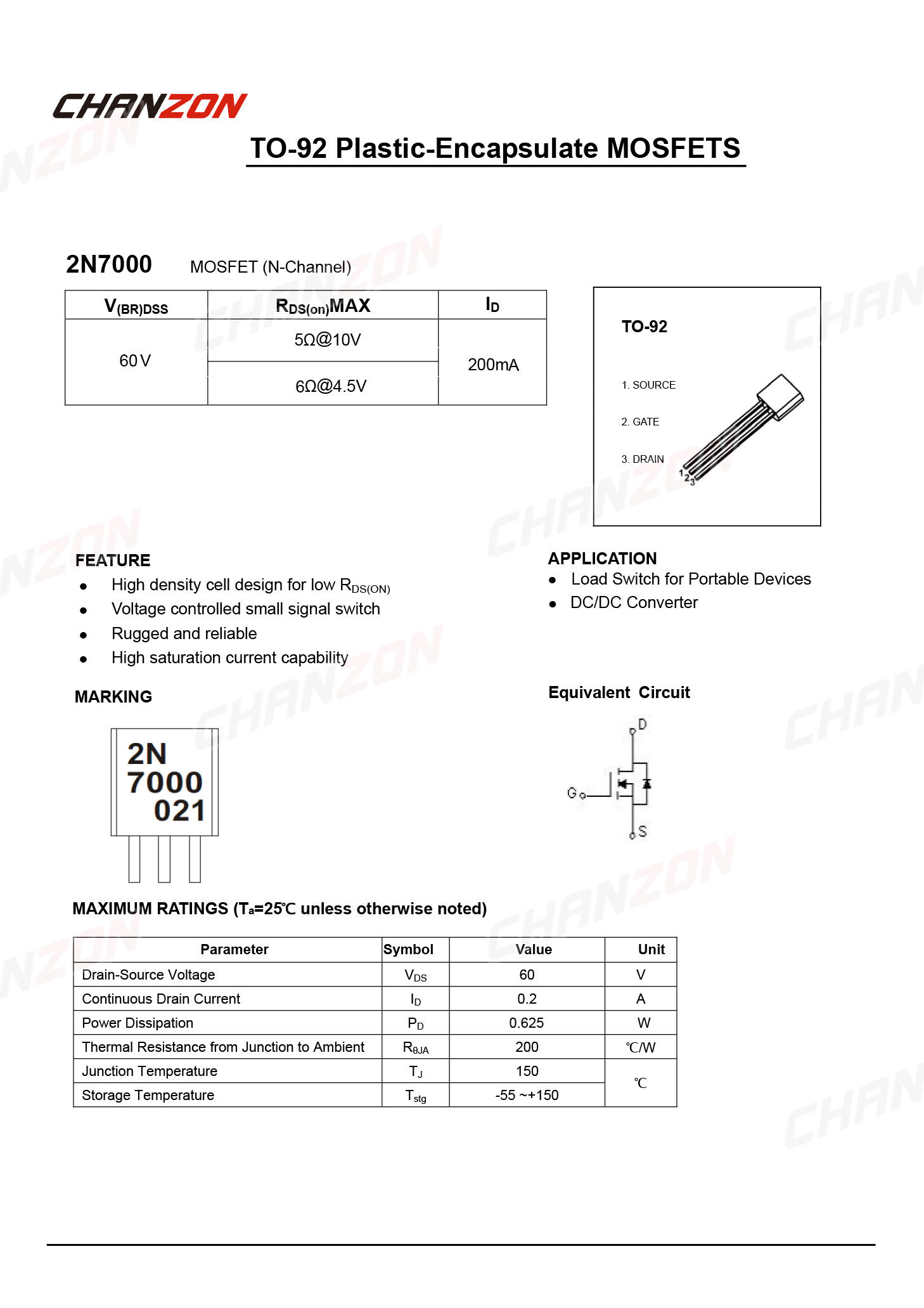 100 stücke 2N7000 ZU-92 N-Kana – Diy Electronics Youtube Bewertung und Preis