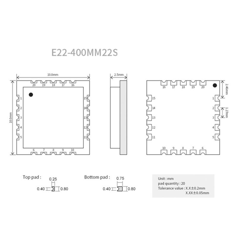 2X EBYTE SX1268 433Mhz Lora Wi – Rf 433Mhz Module Bewertung und Preis